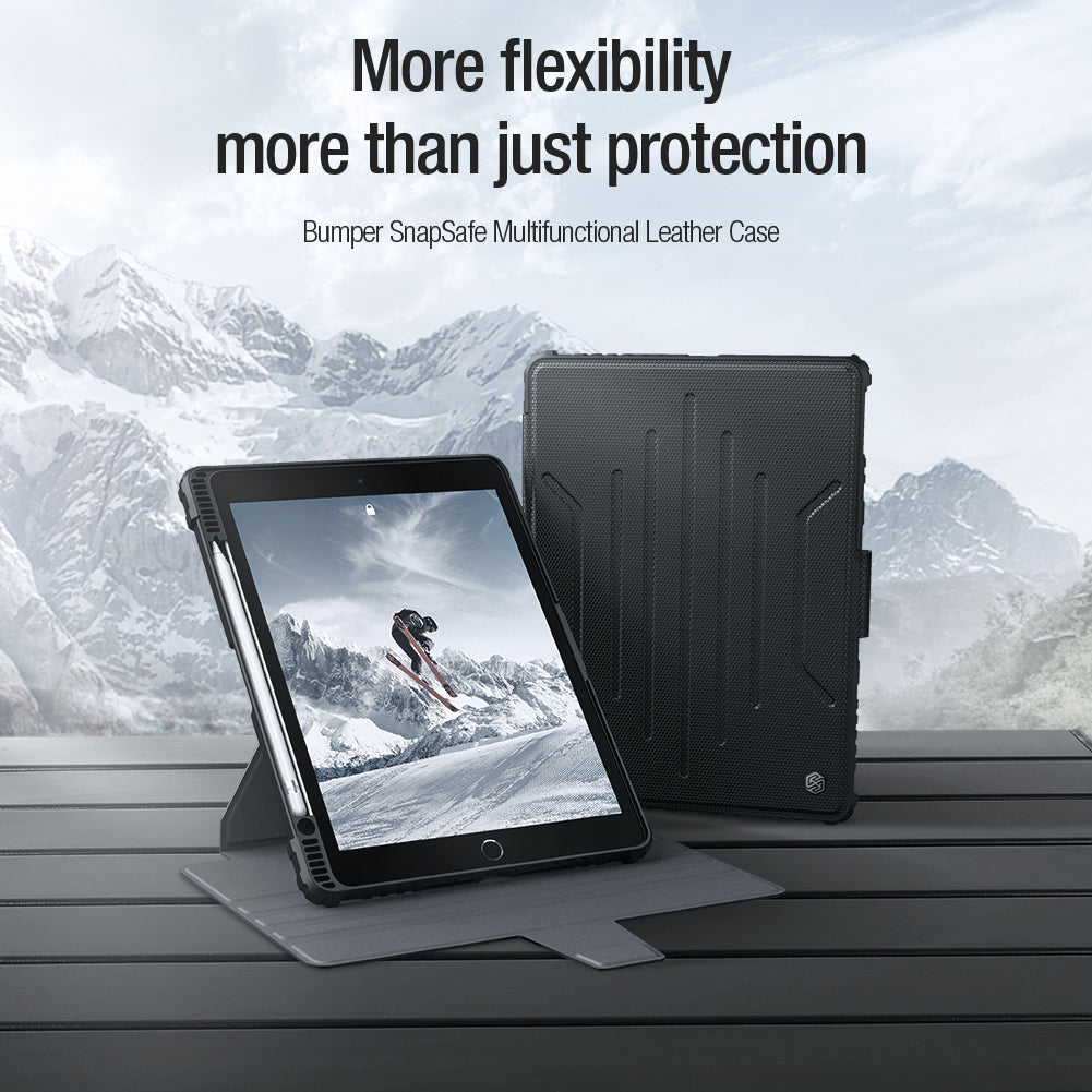 NILLKIN Pro Leather Drop-proof Tablet Case for iPad 10.2 (2021) (2019) (2020) Detachable Tablet Case 360-degree Rotary Stand Cover NILLKIN Pro Leather Drop-proof Tablet Case for iPad 10.2 (2021) (2019) (2020) Detachable Tablet Case 360-degree Rotary Stand Cover